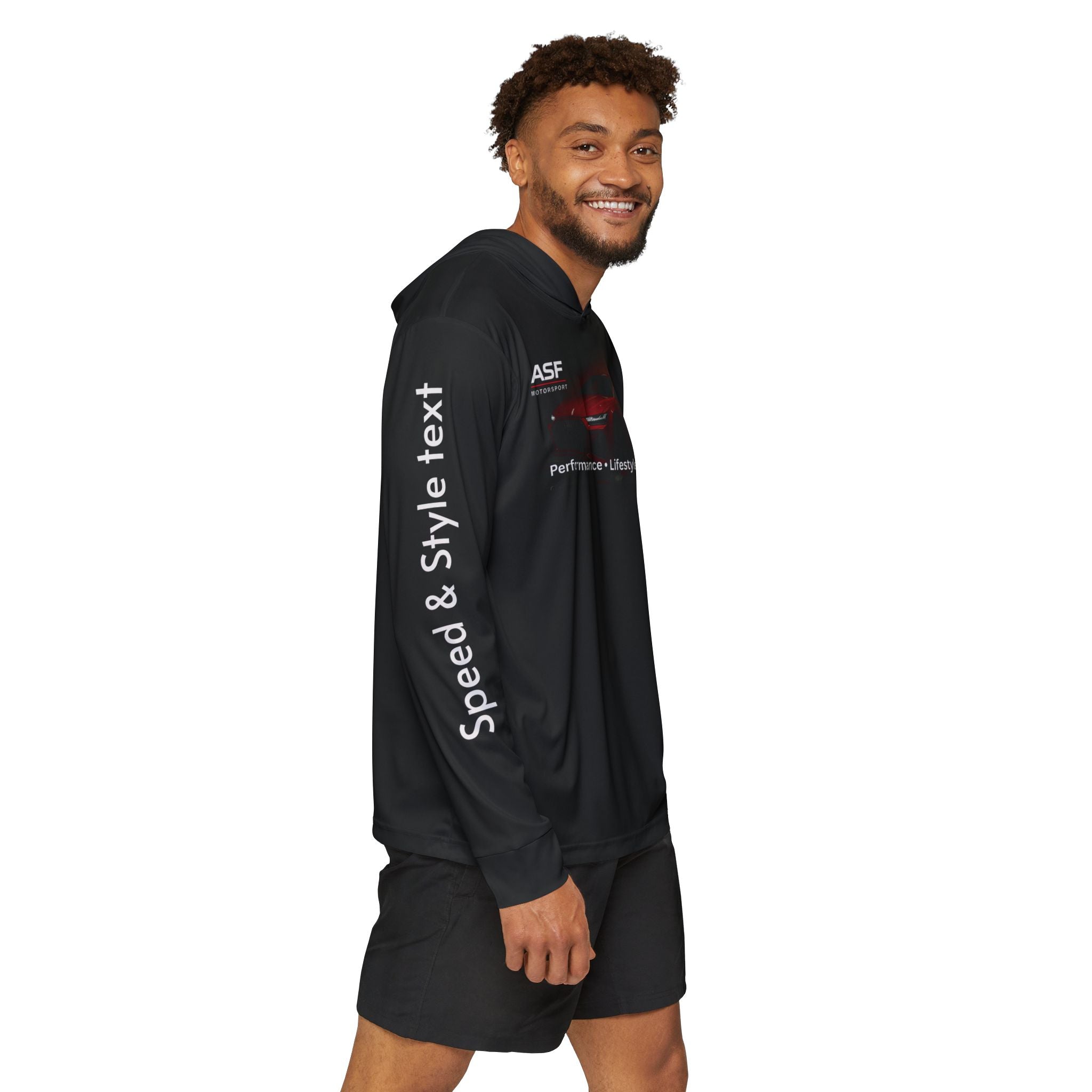 Men's Sports Performance Hoodie - Speed & Style